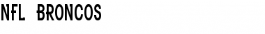 Download NFL Broncos Font Download NFL Broncos Font