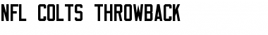 Download NFL Colts Throwback Font Download NFL Colts Throwback Font
