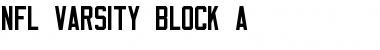 Download NFL Varsity Block A Font Download NFL Varsity Block A Font