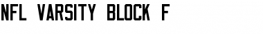 Download NFL Varsity Block F Font Download NFL Varsity Block F Font
