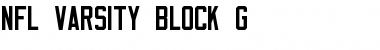 Download NFL Varsity Block G Font Download NFL Varsity Block G Font