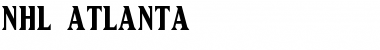 Download NHL Atlanta Font Download NHL Atlanta Font