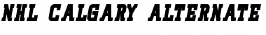 Download NHL Calgary Alternate Font Download NHL Calgary Alternate Font
