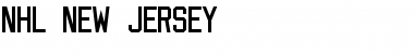 Download NHL New Jersey Font Download NHL New Jersey Font