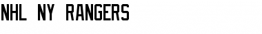 Download NHL NY Rangers Font Download NHL NY Rangers Font