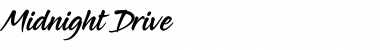 Download Midnight Drive Font Download Midnight Drive Font
