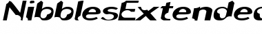 Download NibblesExtended Font Download NibblesExtended Font