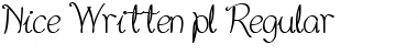 Download nice_written Font Download nice_written Font