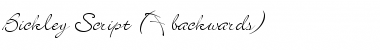 Download Bickley Script (F backwards) Font Download Bickley Script (F backwards) Font
