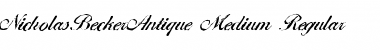 Download NicholasBeckerAntique-Medium Font Download NicholasBeckerAntique-Medium Font