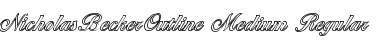 Download NicholasBeckerOutline-Medium Font Download NicholasBeckerOutline-Medium Font