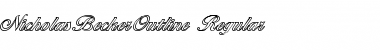Download NicholasBeckerOutline Font Download NicholasBeckerOutline Font