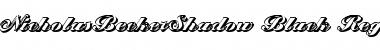 Download NicholasBeckerShadow-Black Font Download NicholasBeckerShadow-Black Font