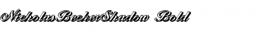 Download NicholasBeckerShadow Font Download NicholasBeckerShadow Font