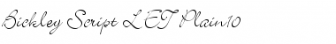 Download Bickley Script LET Font Download Bickley Script LET Font