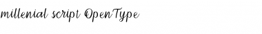 Download Millenial Script Font Download Millenial Script Font