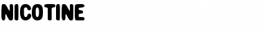 Download Nicotine Font Download Nicotine Font