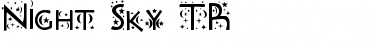 Download Night Sky_TR Font Download Night Sky_TR Font