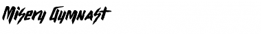 Download Misery Gymnast Font Download Misery Gymnast Font