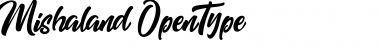 Download Mishaland Font Download Mishaland Font