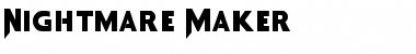 Download Nightmare Maker Font Download Nightmare Maker Font