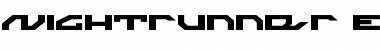 Download Nightrunner Expanded Font Download Nightrunner Expanded Font