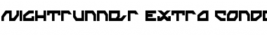 Download Nightrunner Extra-Condensed Font Download Nightrunner Extra-Condensed Font
