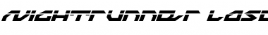 Download Nightrunner Laser Italic Font Download Nightrunner Laser Italic Font