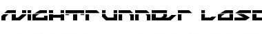Download Nightrunner Laser Font Download Nightrunner Laser Font