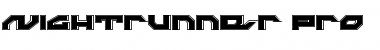 Download Nightrunner Pro Font Download Nightrunner Pro Font