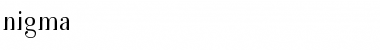 Download nigma Font Download nigma Font