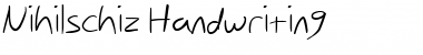 Download Nihilschiz Handwriting Font Download Nihilschiz Handwriting Font