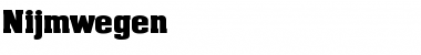 Download Nijmwegen Font Download Nijmwegen Font