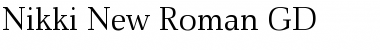 Download Nikki New Roman GD Font Download Nikki New Roman GD Font