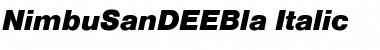 Download NimbuSanDEEBla Font Download NimbuSanDEEBla Font