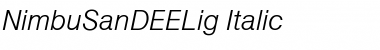 Download NimbuSanDEELig Font Download NimbuSanDEELig Font