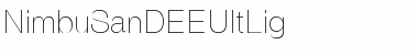 Download NimbuSanDEEUltLig Font Download NimbuSanDEEUltLig Font