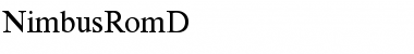 Download NimbusRomD Font Download NimbusRomD Font