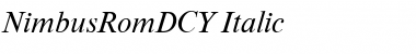 Download NimbusRomDCY Font Download NimbusRomDCY Font