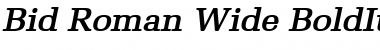 Download Bid Roman Wide Font Download Bid Roman Wide Font