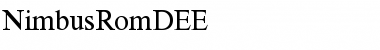 Download NimbusRomDEE Font Download NimbusRomDEE Font