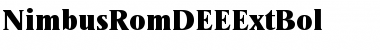 Download NimbusRomDEEExtBol Font Download NimbusRomDEEExtBol Font