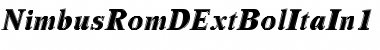 Download NimbusRomDExtBolItaIn1 Font Download NimbusRomDExtBolItaIn1 Font