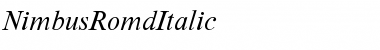 Download NimbusRomdItalic Font Download NimbusRomdItalic Font