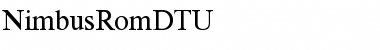 Download NimbusRomDTU Font Download NimbusRomDTU Font