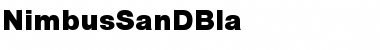 Download NimbusSanDBla Font Download NimbusSanDBla Font