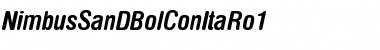 Download NimbusSanDBolConItaRo1 Font Download NimbusSanDBolConItaRo1 Font