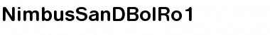 Download NimbusSanDBolRo1 Font Download NimbusSanDBolRo1 Font