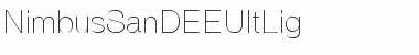 Download NimbusSanDEEUltLig Font Download NimbusSanDEEUltLig Font