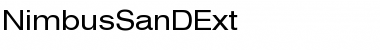 Download NimbusSanDExt Font Download NimbusSanDExt Font